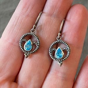 Sundance Catalog Topaz earrings by Satya